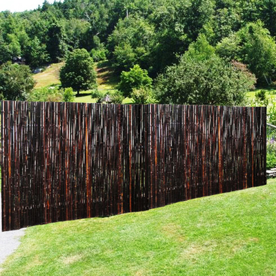 격자 발코니 뒤뜰 장식적 대나무 울타리를 방어하는 150x180cm 대나무 명부