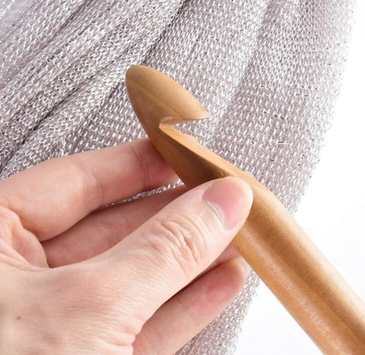 제직물 방사 기술 대나무 원형편은 탄화 대나무 손잡이 크로쉐를 자극합니다