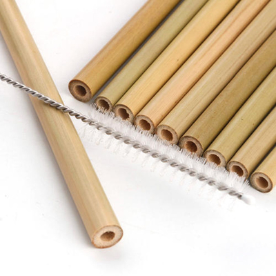 작은 Bambu Straw Customized 로고와 함께 마시는 대나무 튜브